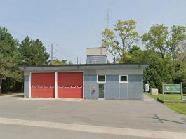 The former fire hall at 161 Carnegie Avenue in Peterborough. (Photo: Google Maps)