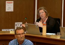 North Kawartha Township mayor Carolyn Amyotte raised a notice of motion at the meeting of Peterborough County council on June 24, 2026 identifying concerns with the voters' list in her municipality for the upcoming municipal election, identifying that a significant number of seasonal residents appear to be missing from the list. (kawarthaNOW screenshot of Peterborough County video)