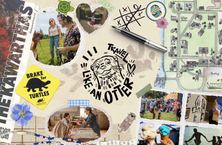 Travel like An Otter in The Kawarthas Peterborough County Tourism has designed four traveller personas that highlight different ways to experience The Kawarthas based on what you enjoy, what inspires you, and how you like to spend your time while you're visiting this region. The Otter represents families travelling with a purpose in mind, whether to explore nature, discover a hidden gem or a unique experience, learn about local history or culture, or just have meaningful fun. (Graphic: Peterborough County Tourism)
