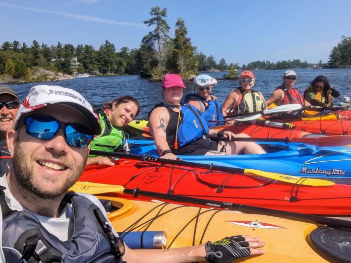 Located in the Township of North Kawartha, Lovesick Kayaking offers guided kayak tours of Lovesick Lake, Stoney Lake, or Burleigh Falls, providing paddling families with the opportunity to experience the flora and fauna of The Kawarthas. (Photo courtesy of Lovesick Kayaking)
