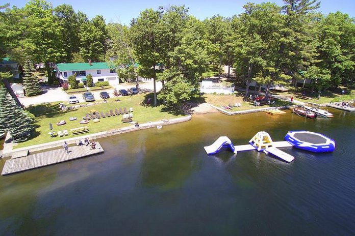 Celebrating its 100th anniversary in 2026, Beachwood Resort in Selwyn Township is a family-friendly destination with a range of accommodations including full cabins and condos, as well as outdoor recreation activities, walking trails, an onsite restaurant, and more. (Photo courtesy of Beachwood Resort)