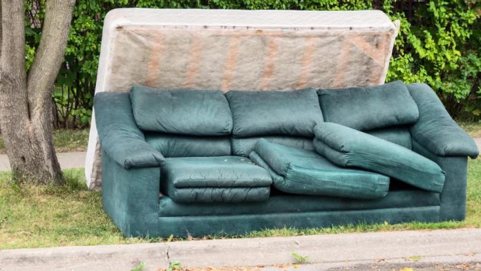 The City of Peterborough collects registered large items from the curb during monthly collections over the summer. For 2026, the city is waiving the usual collection fees as part of the new Clean Streets Peterborough program intended in part to tackle illegal dumping. (Photo: City of Peterborough)