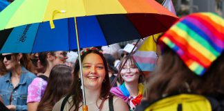 While Peterborough'a annual Pride Week and Pride Parade (pictured) takes place in September instead of during Pride Month in June, DJ Roxxy Waters (Nikki Lawrence) and Michael Bishop are launching a series of monthly Pride events over the summer to celebrate the 2SLGBTQIA+ community, starting with Pride + Boba: A Community Dance Party on June 13, 2026. An online raffle associated with the event will raise funds for Peterborough AIDS Resource Network (PARN). (Photo: Sean Bruce)