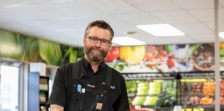 In fall 2024 after a 25-year career in media, Darren Murphy purchased The Market, a gourmet food shop in Lakefield. Since stepping into the new role, the Young's Point resident has maintained the quality and variety of products that can be found at the store, while transitioning to work with more Canadian suppliers and producers, crafting more prepared meals, and growing a social media presence by becoming "Murph at The Market." (Photo: Jordan Lyall Photography)