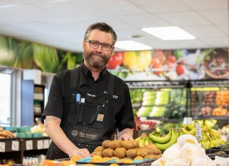 From decades in media to becoming ‘Murph at the Market’, Darren Murphy is relishing his new career as owner of The Market in Lakefield In fall 2024 after a 25-year career in media, Darren Murphy purchased The Market, a gourmet food shop in Lakefield. Since stepping into the new role, the Young's Point resident has maintained the quality and variety of products that can be found at the store, while transitioning to work with more Canadian suppliers and producers, crafting more prepared meals, and growing a social media presence by becoming "Murph at The Market." (Photo: Jordan Lyall Photography)