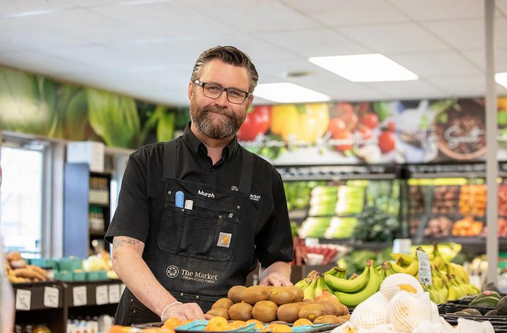 From decades in media to becoming ‘Murph at the Market’, Darren Murphy is relishing his new career as owner of The Market in Lakefield In fall 2024 after a 25-year career in media, Darren Murphy purchased The Market, a gourmet food shop in Lakefield. Since stepping into the new role, the Young's Point resident has maintained the quality and variety of products that can be found at the store, while transitioning to work with more Canadian suppliers and producers, crafting more prepared meals, and growing a social media presence by becoming "Murph at The Market." (Photo: Jordan Lyall Photography)