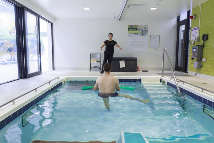 Hydrotherapy is one of many services offered by Trent Health in Motion in Peterborough, which provides a collaborative and evidence-informed approach across healthcare disciplines. Other services available at the clinic include massage therapy, physiotherapy, chiropractic care, personal training, dietitian services, hydrotherapy, and sport medicine. (Photo courtesy of Trent Health in Motion)