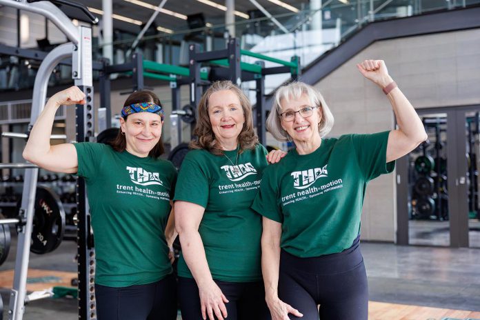 Trent Health in Motion recently held a free high-intensity strength and impact training program for people with osteoporosis and osteopenia called Lift for Life. The program was structured based on a landmark study from Australia that proved training consistently can increase bone density, despite the previous belief that people with these conditions should stay away from training. (Photo courtesy of Trent Health in Motion)