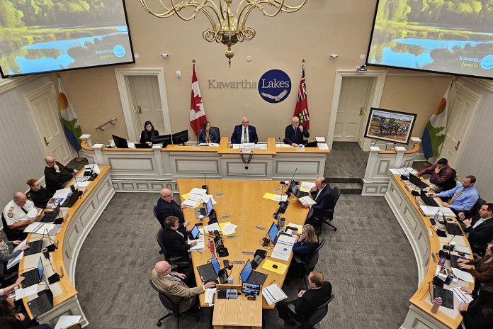 Kawartha Lakes city council deliberating during a special council meeting on November 26, 2024 where the mayor's proposed budget was discussed. (Photo: City of Kawartha Lakes) Kawartha Lakes city council deliberating during a special council meeting on November 26, 2024 where the mayor's proposed budget was discussed. (Photo: City of Kawartha Lakes)