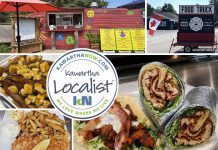 This edition of kawarthaNOW's "Kawartha Localist" editorial series features our favourite food trucks and roadside shacks in the Kawarthas, including Mikey D's Fire'd Up Food Truck in Apsley, Two Fat Greeks in Selwyn, Leo's Food Truck in Bird's Creek, The Highland Chip'py' in Haliburton County, Skippy's Chip Truck in Bridgenorth, Momma Dukes in Omemee, Smokin' Chip Wagon in Bancroft, J's Place Chip Truck in Trent Hills, Chemong Chuck Wagon in Selwyn, Mammoth Barbeque in Douro-Dummer, The Hippie Chippie in Woodview, Pit Stop 62 in Hastings County, Mrs. Christie's Wrench Fries in Asphodel-Norwood, and La Mesita Mexican Grill in Buckhorn. (kawarthaNOW collage)