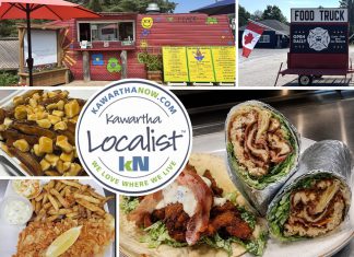 Kawartha Localist: Roadside eats in the Kawarthas worth pulling over for This edition of kawarthaNOW's "Kawartha Localist" editorial series features our favourite food trucks and roadside shacks in the Kawarthas, including Mikey D's Fire'd Up Food Truck in Apsley, Two Fat Greeks in Selwyn, Leo's Food Truck in Bird's Creek, The Highland Chip'py' in Haliburton County, Skippy's Chip Truck in Bridgenorth, Momma Dukes in Omemee, Smokin' Chip Wagon in Bancroft, J's Place Chip Truck in Trent Hills, Chemong Chuck Wagon in Selwyn, Mammoth Barbeque in Douro-Dummer, The Hippie Chippie in Woodview, Pit Stop 62 in Hastings County, Mrs. Christie's Wrench Fries in Asphodel-Norwood, and La Mesita Mexican Grill in Buckhorn. (kawarthaNOW collage)