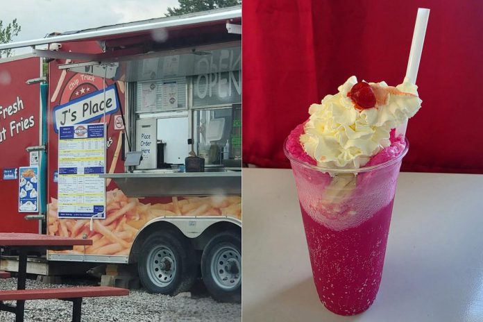 Located in Trent Hills, J's Place Chip Truck is now serving ice cream floats, bowls, and cones alongside the extensive lineup of burgers, hotdogs, French fries, and more. The legacy business has been serving the community for 38 years with new owners expanding the menu to include vegetarian and gluten free options, as well as "small appetite" meals. (Photos courtesy of J's Place Chip Truck)