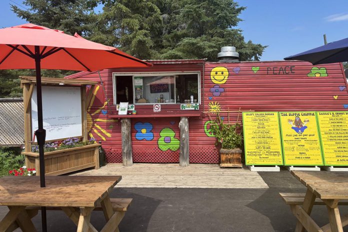 You'll be transported to the 1960s when stopping off Highway 28 at The Hippie Chippie in Woodview for some homemade comfort foods. The menu sees several vegetarian-friendly bites, including a sweet potato and black bean burger as well as a portobello burger. Meaty favourites include house-smoked pulled pork and hand-breaded chicken sandwiches. (Photo: Megan Gallant / kawarthaNOW)