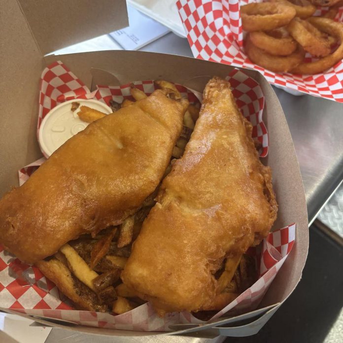 With an automotive theme given the auto shop next to it, Mrs. Christie's Wrench Fries is a food truck located in Asphodel-Norwood that serves up well-loved smash burgers, loaded poutines, Beyond Meat burgers, and, new this year, flavourful slushies. (Photo courtesy of Mrs. Christie's Wrench Fries)