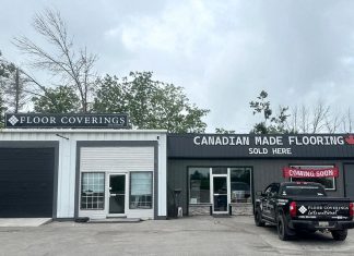 Know Your Locals: Floor Coverings International Peterborough & Kawarthas expands with new Lakefield showroom Locally and independently owned by Rob Cooper and Kevin Linton since 2021, Floor Coverings International Peterborough & Kawarthas has opened at its new location at 4463 County Road 29 in Lakefield. Sourcing Canadian-made flooring wherever possible, the company offers a wide range of products for homeowners and also works with general contractors, restoration companies, and builders. (Photo courtesy of Floor Coverings International Peterborough & Kawarthas)