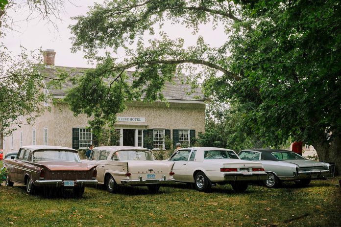 Vintage and classic cars and motorcycles will be on display at Lang Pioneer Village Museum in Keene during the 29th annual Transportation Day Car & Motorcycle Show on July 12, 2026. (Photo: Heather Doughty Photography)