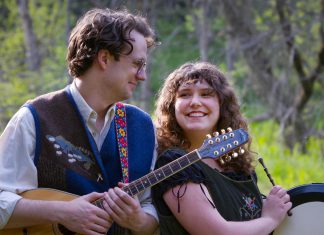 nightlifeNOW – July 23 to 29 Northumberland County five-piece indie folk band Lo & the High Road (led by Lauren Halász and Colin McMahon) perform traditional Celtic folk songs and their own Celtic-inspired originals at The John at Sadleir House in downtown Peterborough on Saturday night. (Photo: Ashlynn Paterson)