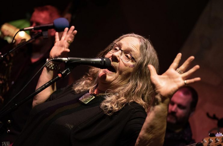 nightlifeNOW – July 9 to 15 Award-winning Trent Hills vocalist Jane Archer, who just turned 75, will be celebrating her birthday on Saturday night at the Black Horse in downtown Peterborough with her band Blues to the Bone, performing a mix of blues, soul, classic country, rhythm and blues, and her own original songs. Special guests include Peterborough guitarist Emily Burgess and Jane's son Michael Archer, a bassist now living and performing in Austin, Texas. (Photo: Jackie Wimbush / JAX Photo)