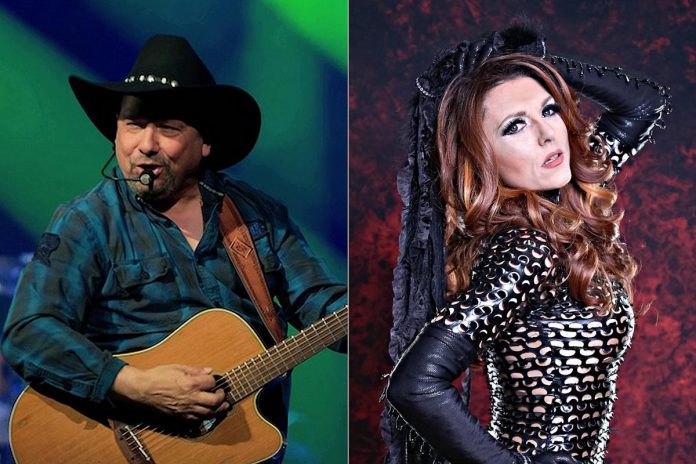 Les Smith and Amberley Beatty perform as country music legends Garth Brooks and Shania Twain at a free-admission concert at Peterborough Musicfest in Del Crary Park on August 1, 2026. (kawarthaNOW collage of promotional photos) Les Smith and Amberley Beatty perform as country music legends Garth Brooks and Shania Twain at a free-admission concert at Peterborough Musicfest in Del Crary Park on August 1, 2026. (kawarthaNOW collage of promotional photos)