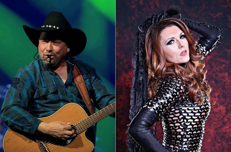 Garth Brooks and Shania Twain tribute brings new country’s golden era to Peterborough Musicfest Saturday night Les Smith and Amberley Beatty perform as country music legends Garth Brooks and Shania Twain at a free-admission concert at Peterborough Musicfest in Del Crary Park on August 1, 2026. (kawarthaNOW collage of promotional photos)