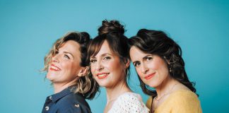 Folk-pop trio Good Lovelies (Kerri Ough, Susan Passmore, and Caroline Brooks) return to Peterborough Musicfest for the first time in 12 years to perform a free-admission concert in Del Crary Park on July 4, 2026. (Photo: Jen Squires)
