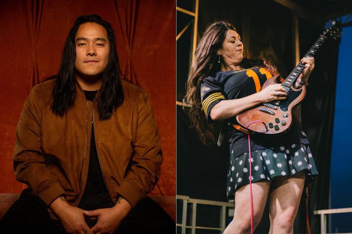 Five-time Juno-winning artist Aysanabee and Juno-nominated rocker Terra Lightfoot will be joining headliners Bahamas, Begonia, Shad, and Kazdoura at the 37th annual Peterborough Folk Festival, which takes place from August 13 to 16, 2026. (Photos: Jen Squires and Janine V. Photography)