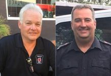 Selwyn Township's fire chief Gord Jopling (left) is retiring on August 31, 2026. Deputy fire chief Howard Jinkerson (right) will take over the role on August 4, with the two men working together until the end of August to provide continuity for firefighters, municipal staff, and the community. (Photos supplied by Selwyn Township)