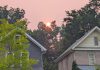 Air quality warning in effect for Kawarthas region due to smoke from northwestern Ontario forest fires The evening sky above Peterborough's East City on July 14, 2026 as a result of smoke from forest fires in northwestern Ontario. (Photo: Bruce Head / kawarthaNOW)