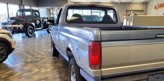 Auto Connect Sales in Peterborough aims to ‘Fill the Fords’ with school supplies for local students in need Auto Sales Connect at 1175 Lansdowne Street West in Peterborough is hosting the "Fill the Fords" donation blitz on August 8, 2026 in support of the United Way Peterborough & District's Backpacks for Success program. The event aims to fill these two vintage Ford pickup trucks, a restored 1951 Mercury and a 1996 Ford F150, with school supplies that the United Way will then stock in backpacks to be distributed to financially vulnerable local students. (Photo courtesy of Auto Sales Connect)