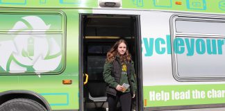 The City of Peterborough is piloting its new youth transit pass program, which provides complimentary access to Peterborough Transit for youth aged 13 to 18 after school, on weekends and holidays, and during school breaks. (Photo: Jessica Todd / GreenUP)