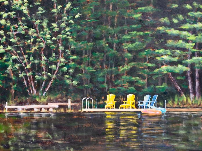 "Here Comes the Sun" by Barbara Miszkiel, one of 27 artists participating in the 2026 Apsley Autumn Studio Tour being held at artists' studios across North Kawartha Township from 10 a.m. to 5 p.m. on Friday, September 19 and Saturday, September 20. The self-guided, juried tour features nine studios where artists will display and sell their work, connect with visitors and share their creative process, and lead demonstrations. (Photo courtesy of Apsley Autumn Studio Tour)