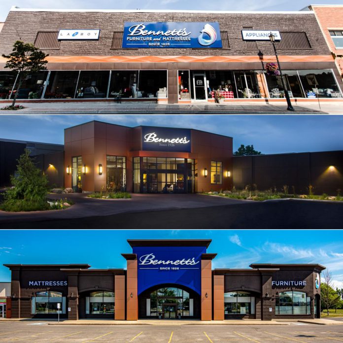 Celebrating 100 years in business in 2026, Bennett's Furniture and Mattress has locations in Campbellford, Peterborough, and Kingston. (Photos: Bennett's Furniture and Mattress)