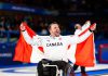 Jon Thurston, a native of Dunsford in Kawartha Lakes, celebrating Team Canada's gold medal win over Team China at the mixed team wheelchair curling competition at the Milano Cortina Paralympic Games on March 14, 2026. (Photo: World Curling)