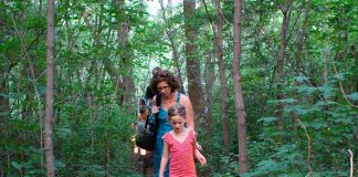 GreenUP's sunset lantern walk through the trees of Ecology Park is a tradition that leaves an impact on those who participate. Family Night will once again close with this ceremonial experience on August 27, 2026. (Photo: GreenUP)