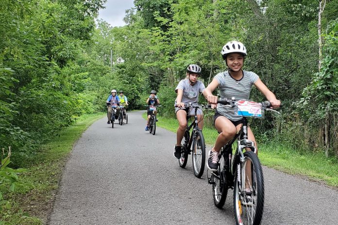GreenUP's cycling programs, like its Urban Bike Adventures Camp, are a hit with many kids. Aside from the sheer fun of cycling, many kids tell GreenUP staff that part of the draw is wanting to get around their community without always being in the backseat of their parents' vehicles. (Photo: Brett Throop / GreenUP)