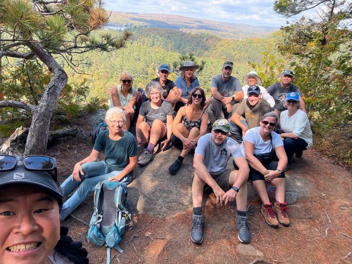When the award-winning Hike Haliburton festival returns to the Haliburton Highlands from September 17 to 20, 2026, there will be more than 35 guided hikes ranging from family-friendly beginner trails to those that are more challenging. Every year, new hikes are added and led by passionate and knowledgeable local volunteers. (Photo courtesy of Haliburton County)