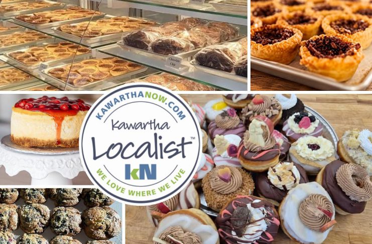 This edition of kawarthaNOW's "Kawartha Localist" editorial series features favourite bakeries and bake shops in the Kawarthas, including in Downeyville, Peterborough, Douro-Dummer, Millbrook, Bancroft, Roseneath, Haliburton County, and Bailieboro. (kawarthaNOW collage)