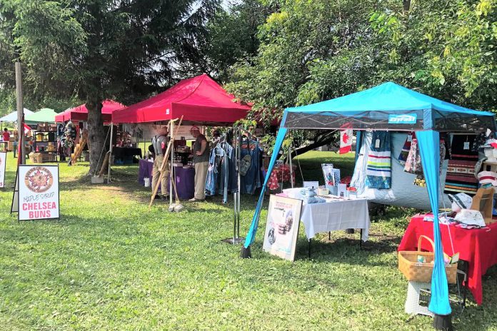 Reimagined in 2022, the Bancroft Farmers' Market is held on Saturdays seasonally from the May long weekend to Thanksgiving at Riverside Park in Bancroft. The market is free for vendors and sponsored by local businesses. (Photo courtesy of Bancroft Farmers' Market)