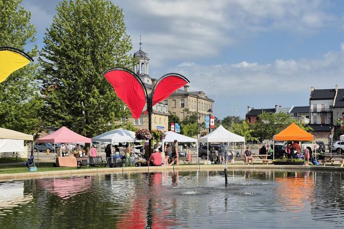 A fully producer-run market, the Cobourg Farmers' Market runs from May until October at Rotary Harbourfront Park in historic downtown Cobourg and from November and December across the street at Market Square. (Photo courtesy of Cobourg Farmers' Market)