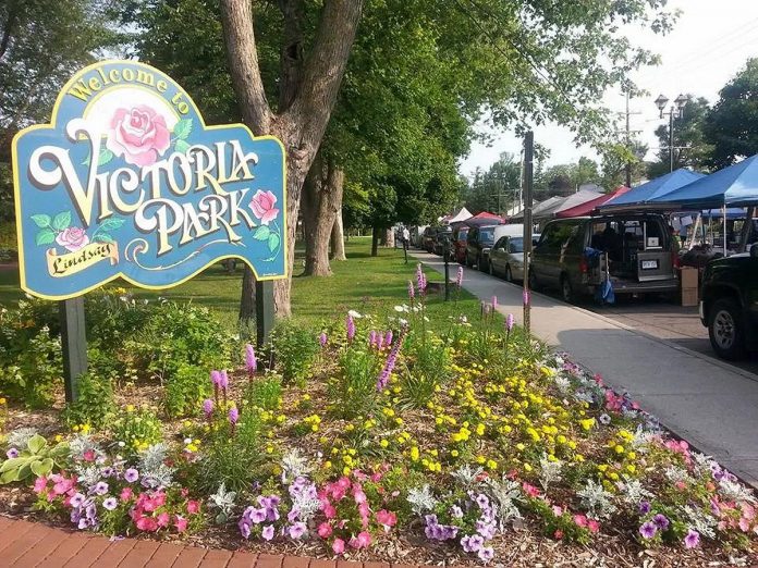 The Lindsay Farmers' Market takes place at the corner of Kent Street and Victoria Avenue on Saturdays and at Wilson Fields on Thursdays. The Saturday market has been held since 1859, with some vendors having returned for more than 30 seasons. (Photo courtesy of Lindsay Farmers' Market)