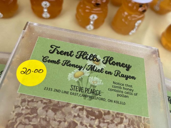 Held on Saturdays at 66 Front Street South, the Campbellford Farmers' Market has been a space of community gathering since the mid-1980s. With 25 vendors in attendance weekly, the market also hosts special events including Family Day, Petapalooza, and a Halloween scavenger hunt. This year, the Campbellford Farmers' Market launched a new kids' corner where young market goers can find colouring, hopscotch, and more fun activities. (Photo courtesy of Campbellford Farmers' Market)