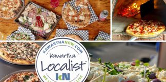 This edition of kawarthaNOW's "Kawartha Localist" editorial series features favourite pizza joints in the Kawarthas as selected by our readers, including in Lindsay, Peterborough, Haliburton, Bailieboro, Buckhorn, Coe Hill, Millbrook, Port Hope, and Minden. (kawarthaNOW collage)