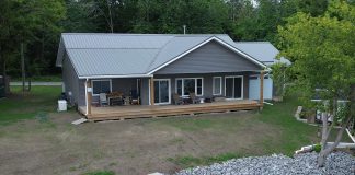 A recently completed home build through Merrett Home Hardware Building Centre's Beaver Homes & Cottages program, which makes it easy to select a design and customize it to your needs and budget. A local consultant will work with you to finalize a design, and also help you navigate through all the required permits and approvals and find a local builder or contractor. (Photo courtesy of Merrett Home Hardware Building Centre)