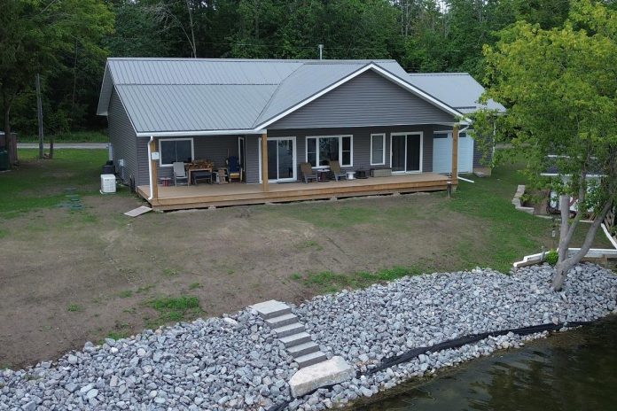 A recently completed home build through Merrett Home Hardware Building Centre's Beaver Homes & Cottages program, which makes it easy to select a design and customize it to your needs and budget. A local consultant will work with you to finalize a design, and also help you navigate through all the required permits and approvals and find a local builder or contractor. (Photo courtesy of Merrett Home Hardware Building Centre)