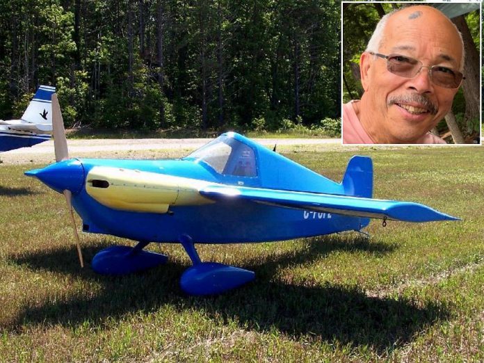 Pilot David Douglas, 73, has missing since departing Oshawa Executive Airport at 8:32 a.m. on August 14, 2026, flying a light blue and yellow amateur-built aircraft. Anyone who has seen this aircraft is being asked to call 911. (Supplied photos)