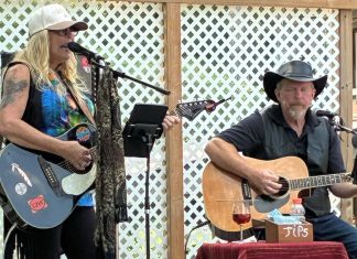 Tami J. Wilde and Mark Edwards are two of the five local artists who will be performing at "In Your Own Words" at 100 Acre Brewing Co. in Peterborough on Sunday afternoon in support of the Peterborough Musicians Benevolent Association (PMBA), along with John Bright, K.C. Carter, and Joanna Bronson. A ticketed song-writing seminar with lyric coach Phil Manning takes place before the live music event. (Photo: Mark Edwards / Facebook)