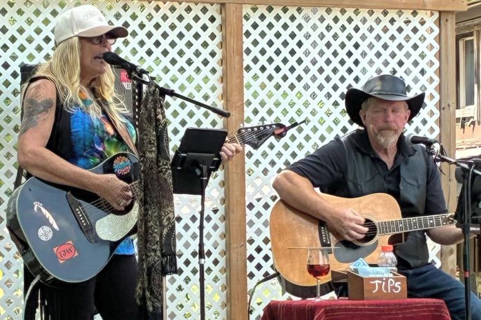 Tami J. Wilde and Mark Edwards are two of the five local artists who will be performing at "In Your Own Words" at 100 Acre Brewing Co. in Peterborough on Sunday afternoon in support of the Peterborough Musicians Benevolent Association (PMBA), along with John Bright, K.C. Carter, and Joanna Bronson. A ticketed song-writing seminar with lyric coach Phil Manning takes place before the live music event. (Photo: Mark Edwards / Facebook)
