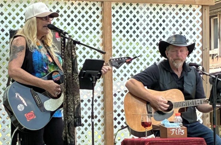 nightlifeNOW – August 27 to September 2 Tami J. Wilde and Mark Edwards are two of the five local artists who will be performing at "In Your Own Words" at 100 Acre Brewing Co. in Peterborough on Sunday afternoon in support of the Peterborough Musicians Benevolent Association (PMBA), along with John Bright, K.C. Carter, and Joanna Bronson. A ticketed song-writing seminar with lyric coach Phil Manning takes place before the live music event. (Photo: Mark Edwards / Facebook)