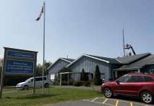 Contractors completed an upgrade to the radio tower at Wilson Park / Woodview Fire Station 1 in North Kawartha Township on July 30, 2026 to improve communications for fire services and public works across the township. (Photo: Edward Hilton / North Kawartha Township)