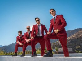 The Dreamboats (Chris Hummel, Johnny Fiacconi, Justin Zoltek, and Adam Brik) close out the 39th season of Peterborough Musicfest with a free-admission concert in Del Crary Park on August 19, 2026. (Photo: Andrew Cabral)